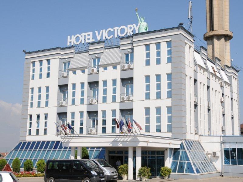 Hotel Victory Pristina Eksteriør billede